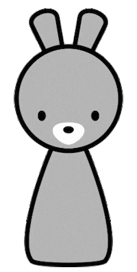 Happy Rabbit Sticker