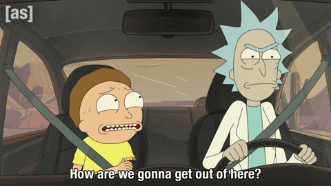 Driving Freak Out GIF by Adult Swim