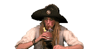 cheers pirate Sticker by Universal Music Deutschland