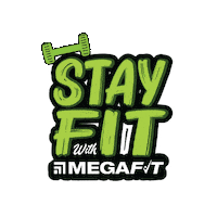 megafitid workout excercise megafit Sticker