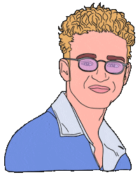 May Justin Timberlake Sticker by Nora Fikse