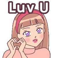 akikim_illust love happy heart like Sticker