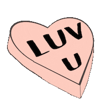 Valentines Day Heart Sticker