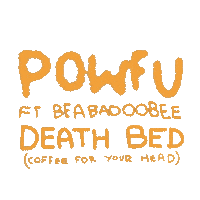Death Bed Sticker by Columbia Records