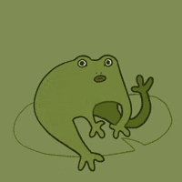 Frog Chilling GIF