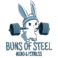 Mindenfitness fitness mind steel buns Sticker