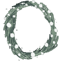 Christmas Wreath Sticker