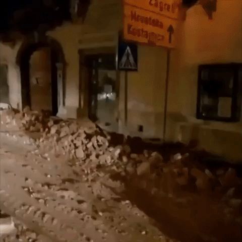 Earthquake Leaves Petrinja, Croatia, in Ruins