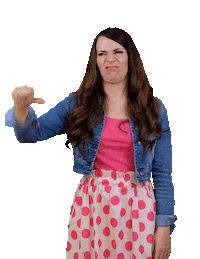 Girl Reaction Sticker by Miss Evangeline