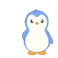 Vote No Sticker by Pudgy Penguins