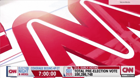 newscaststudio giphygifmaker cnn electionday GIF
