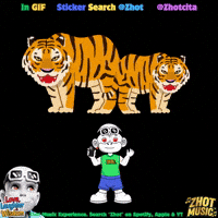 Wild Animal Tiger GIF by Zhot Music