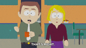 scared stephen stotch GIF by South Park 