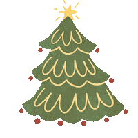 New Year Christmas Sticker
