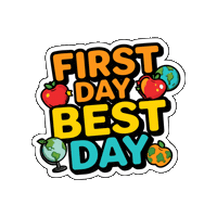 First Day School Sticker by Jennifer Greenhill