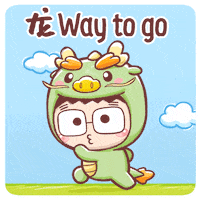 Happy Dragon GIF by Bear Boss Buddies