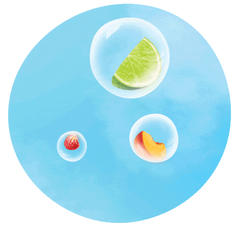 Sparkling Water Bubbles Sticker by Hint