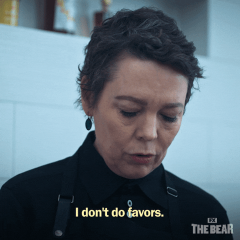 Olivia Colman Cooking GIF by The Bear