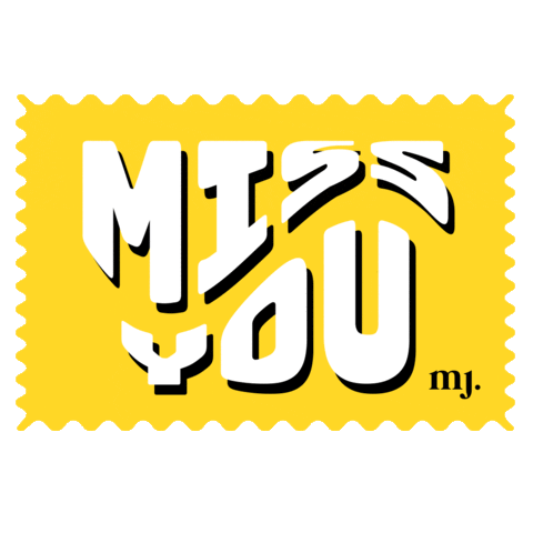 mjdsgnpe design mj missing missyou Sticker