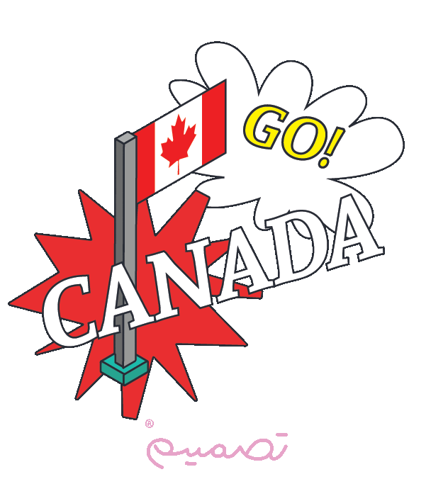 Flag Canada Sticker by Tasmeem