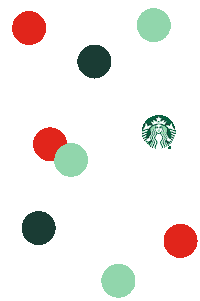 Dots Sbux Sticker by Starbucks
