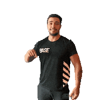 baseniteroi pointing base look here gente Sticker