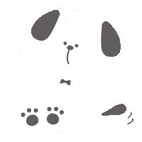 Happy Dog Sticker