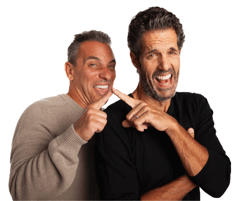 Sebastian Maniscalco Comedy Sticker by The Pete and Sebastian Show