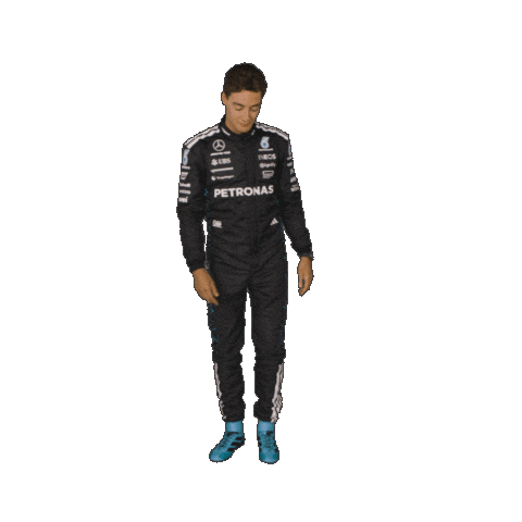 T Pose Formula One Sticker by Mercedes-AMG Petronas Formula One Team