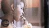 chocolate banana GIF