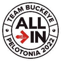 TheOhioStateUniversity arrow peloton buckeyes ohio state Sticker