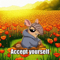 Self-Acceptance Love GIF by Chillo Dillo