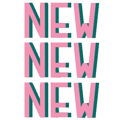 Something New Pink Sticker