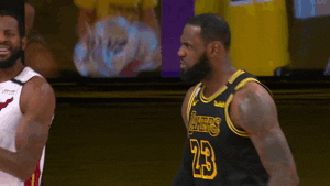 High Five Lebron James GIF by NBA
