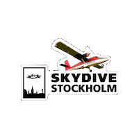 skydivestockholm skydive skydivestockholm Sticker