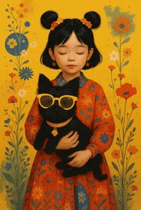 Cute Girl Hug GIF by Terry Toto