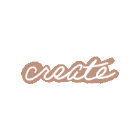 Gold Create Sticker