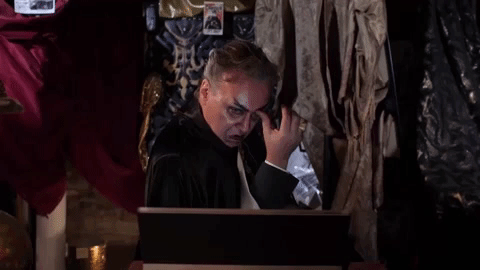 frustrated vampire GIF