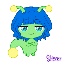 Main Character Yes Sticker by ShimmertheGlowworm