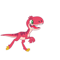 Dinosaur Sticker by Mundo Bita