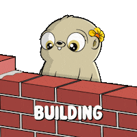 Brick By Brick House Sticker by Fugz Official