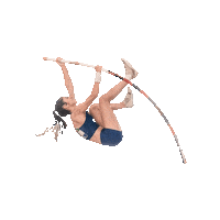 Pole Vault Spirit Sticker by Gill Athletics