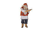 Santa Claus Christmas Sticker by The Elves!