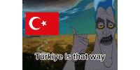 Turkey Way Sticker