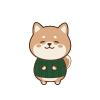 Shiba Inu Dog Sticker by Shibakatsu しばかつ