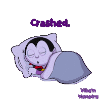 Halloween Sleeping Sticker by VeeFriends