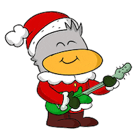 Christmas Venice Sticker