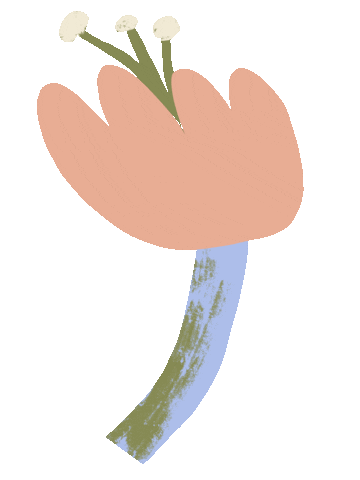 Pink Illustration Sticker