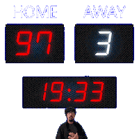 3 Away Sticker