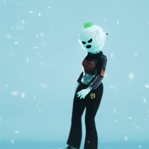 Bozoverse fashion cool scary digital GIF